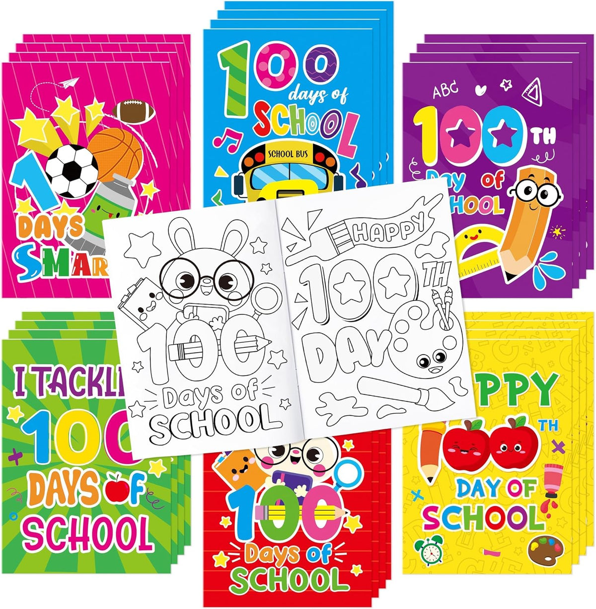 ANGOLIO Easter Geometry Coloring Books - 24Pcs Jesus Lives Christain Color Booklet Bulk with Hosanna Bible DIY Art Drawing Book for Easter Basket Stuffers Religious VBS Sunday School Classroom Rewards - Image 13