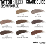 Maybelline TattooStudio Brow Pomade Long Lasting, Buildable, Eyebrow Makeup, Medium Brown, 1 Count - Image 9