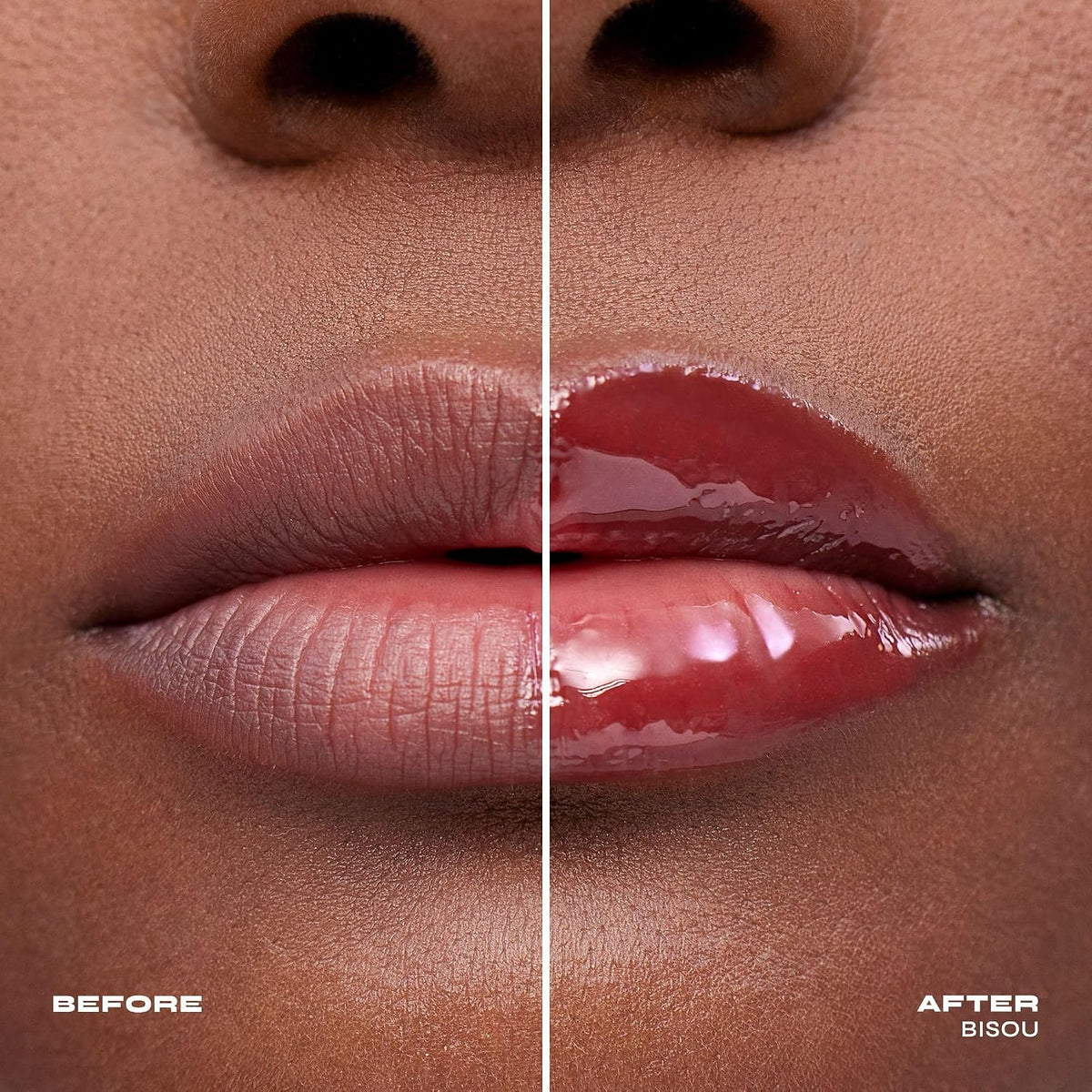 Side profile of Milani Keep It Full gloss tube displaying the authentic product label and shade name.