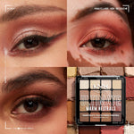 NYX Ultimate Shadow Palette open view showing 16 shades