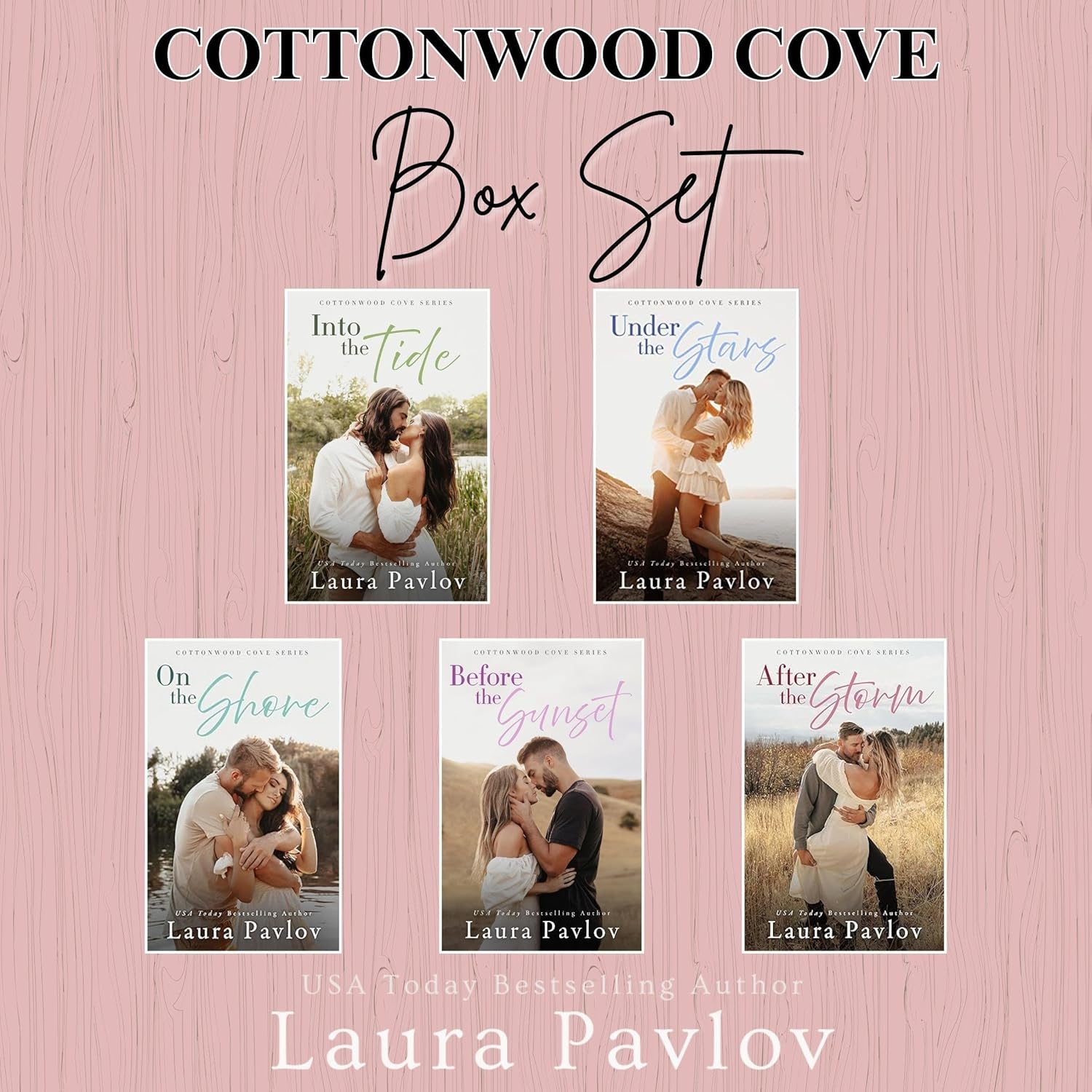Laura Pavlov Cottonwood Cove Box Set audio book collection cover front view