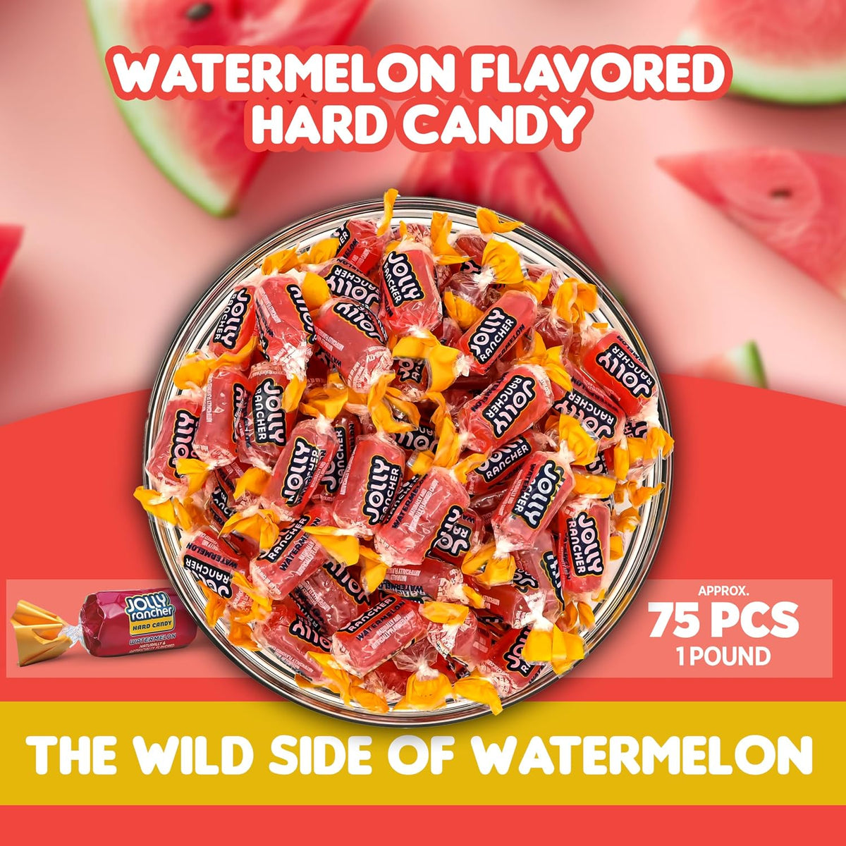 Authentic USA imported Candylish watermelon candy bag