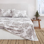 Great Bay Home Flannel Sheet Set Twin Size - 100% Turkish Cotton, Double-Brushed, Winter Bed Sheets - Ultra-Soft, Cozy, 3-Piece Bedding Set (Winter White) - Image 10