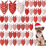 Abbylike 50 Pcs Patriotic Dog Bandanas Bulk 4th of July Bandanas for Dogs Star Triangle Kerchief Bib Scarf Set for Pet Independence Day 250th Anniversary Party Costume, 25 Styles(25.6 x 17.7 x 17.7) - Image 10