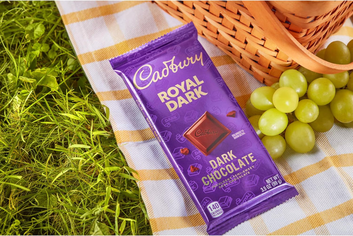 Authentic USA imported Cadbury dark chocolate premium ingredients view