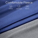 Grey pullover dog vest showing flexible four way stretch material