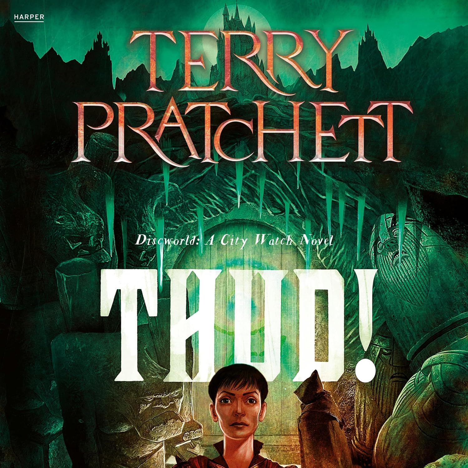 Sir Terry Pratchett Thud Discworld Novel Audio CD front view