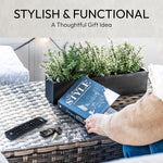 Redesigned Basics Black Decorative Books size comparison