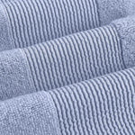 Modern Threads towel set ribbed border detail
