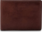 Bosca men's wallet angled display showing card capacity