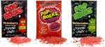 Close up of Pop Rocks popping candy individual packet