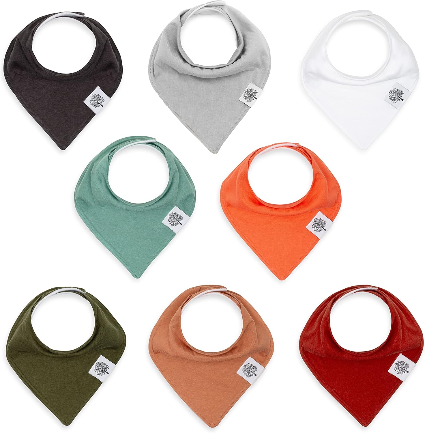 Parker Baby Co. bandana drool bibs Estes set front view for infants