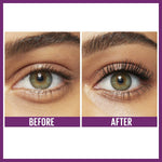 Maybelline Lash Lift Mascara results before and after
