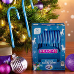 Festive American imported holiday hard candy canes for stocking stuffers in India.