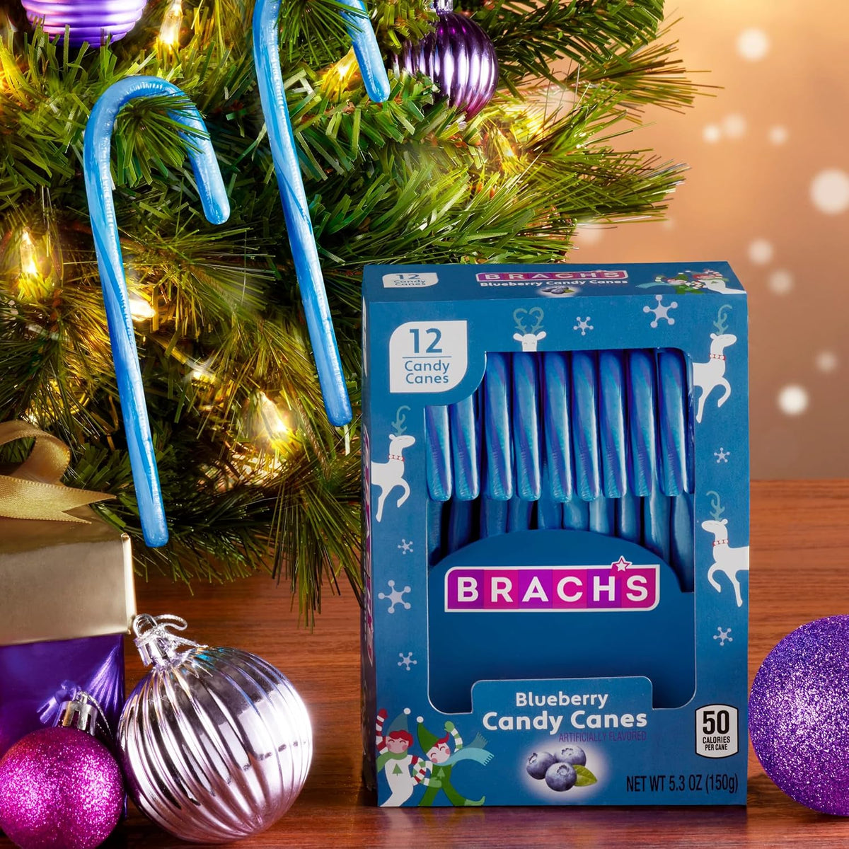 Festive American imported holiday hard candy canes for stocking stuffers in India.