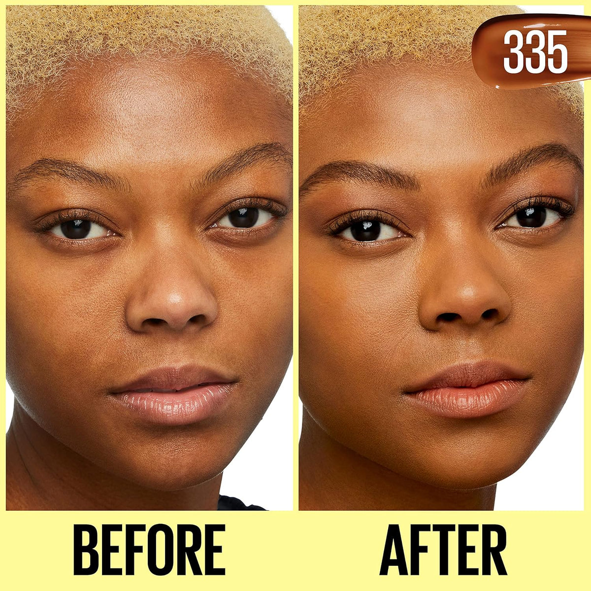 Maybelline Fit Me Tinted Moisturizer natural coverage result