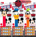 DOUzzle fruit flavored candy tablets being loaded into character dispenser