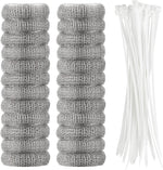 Suoundey Washing Machine Lint Traps front view stainless steel mesh filters