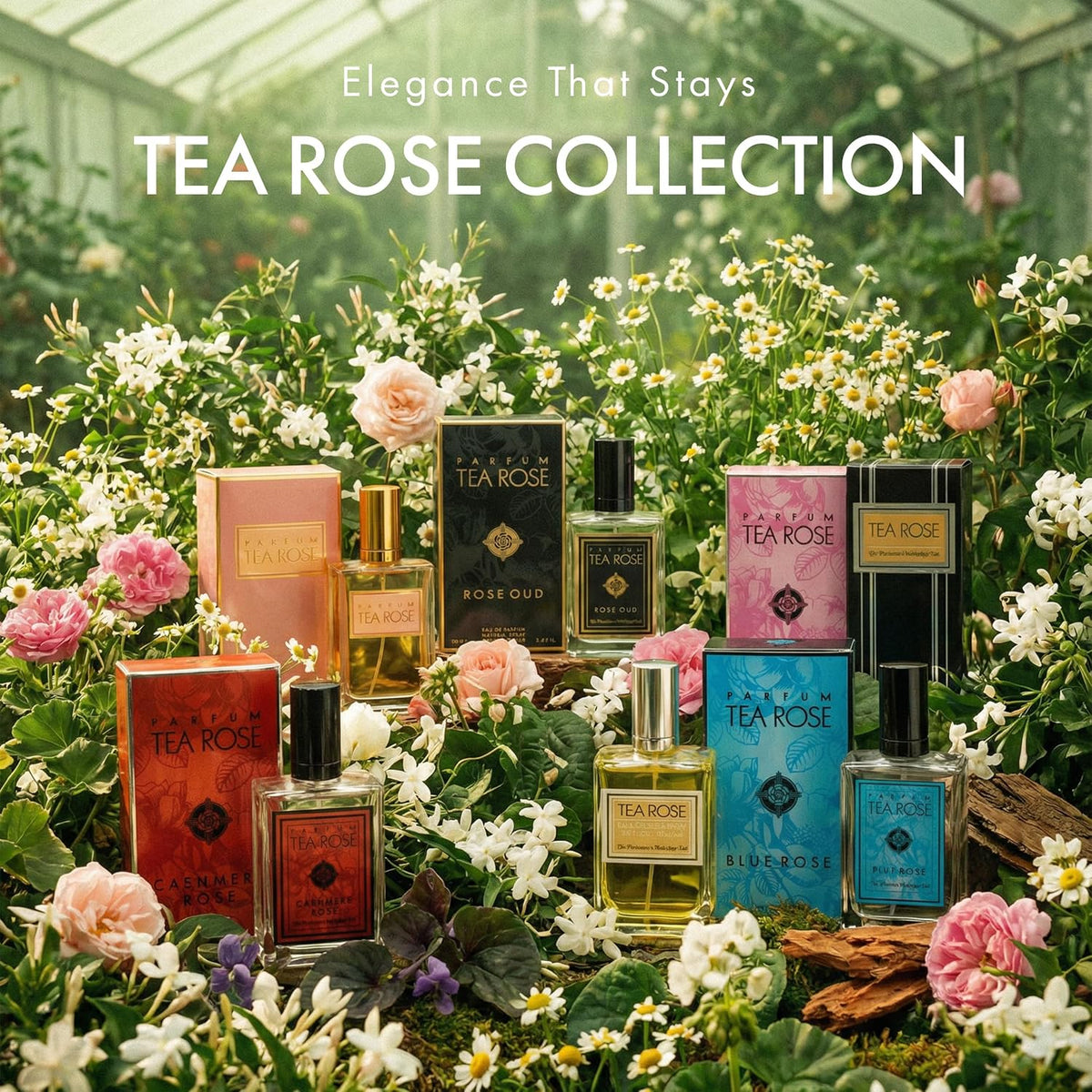Perfumer's Workshop Tea Rose Eau de Toilette Spray for Women, Classic Floral Rose Perfume, 4 fl. oz. - Image 9