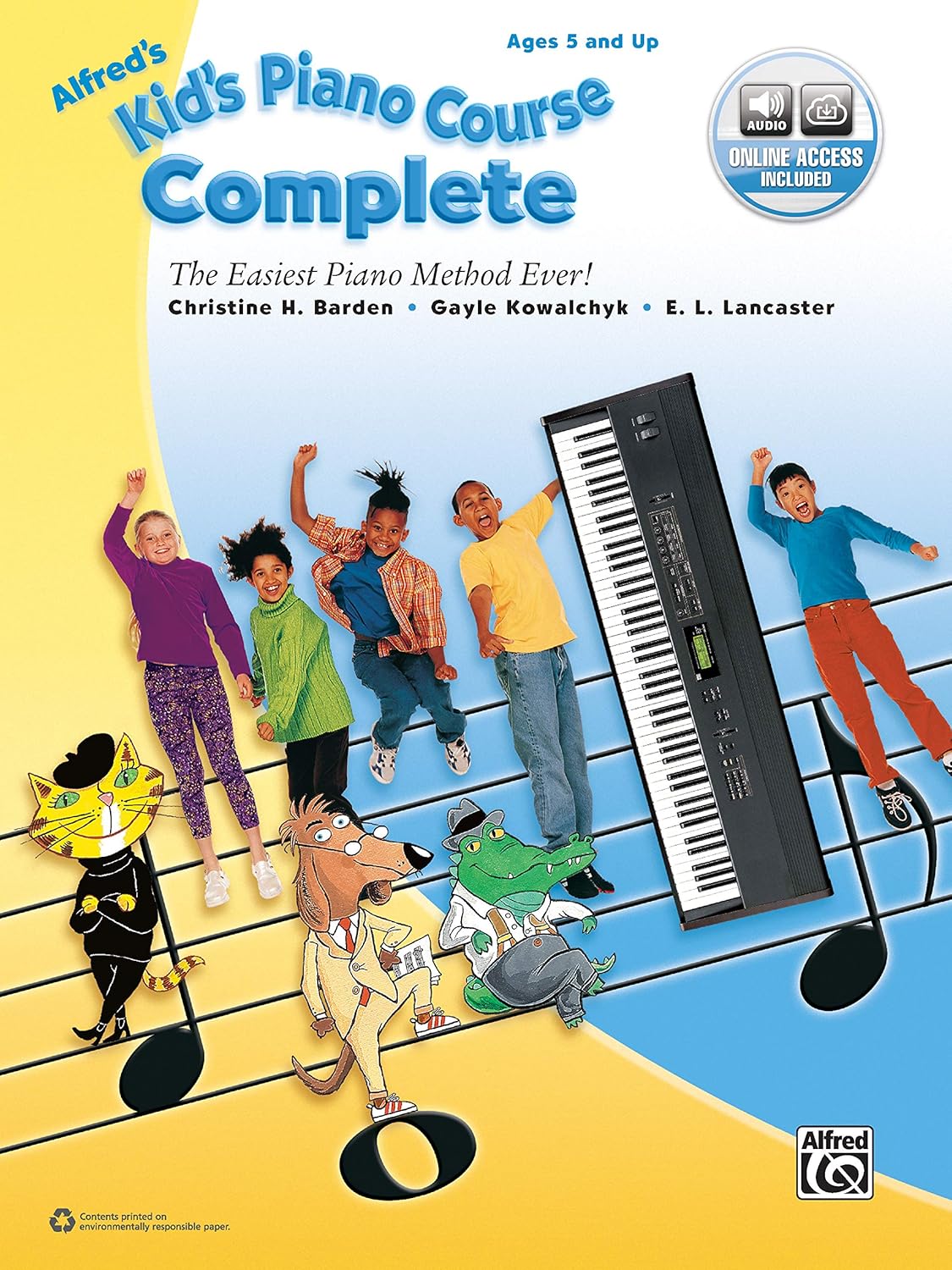 Alfred's Kid's Piano Course Complete: The Easiest Piano Method Ever!, Book & Online Audio - Image 1