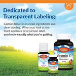 Carlson Right for the Macula authentic imported USA bottle layout