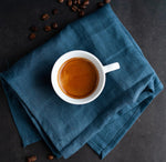 Cuisinox coffee cup and saucer stacked arrangement