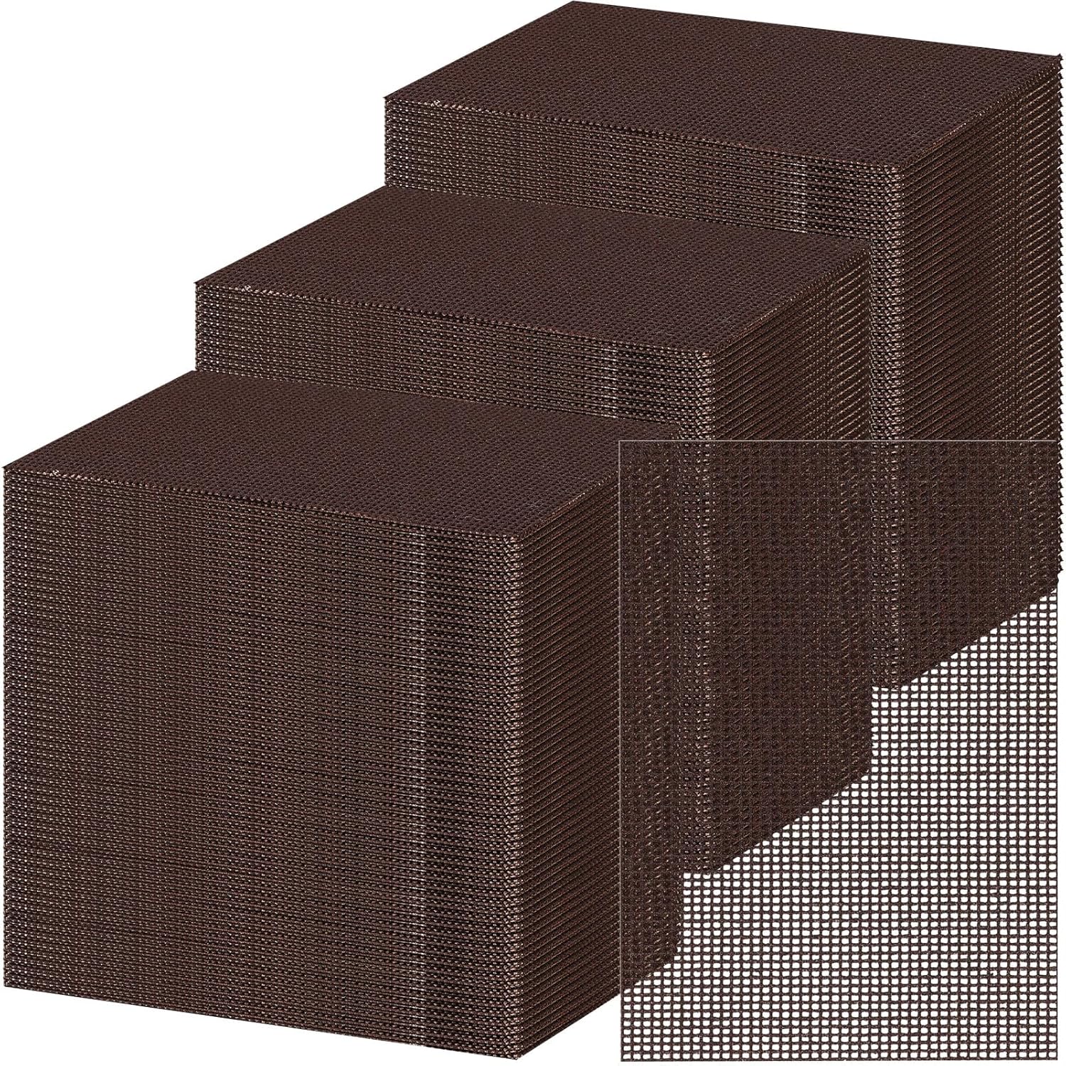 Reallnaive 100 pack griddle cleaning screens front view for flat top grills