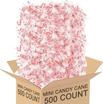 LA Signature mini peppermint candy canes bulk box front view