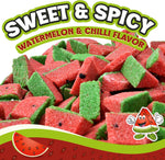 Hand holding Zandiitas Watermelon Candy to show size