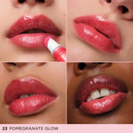 Clarins Lip Perfector Pomegranate Glow shade swatch