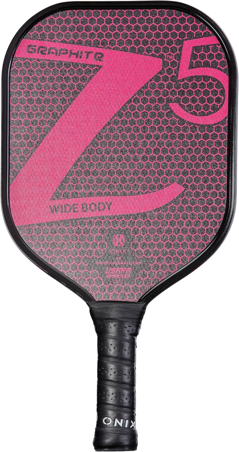 Onix Graphite MOD Z5 Carbon Fiber Pickleball Paddle with Wide-Body Shape. Honeycomb Core, Graphite Face & Cushion Comfort Pickleball Paddle Grip - Image 14