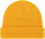 Connectyle stretchable rib knit beanie label closeup