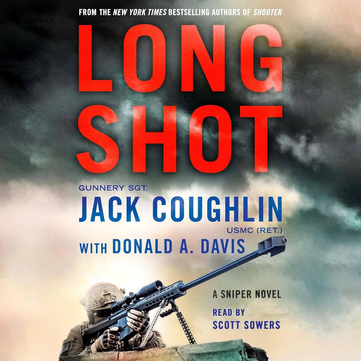 Jack Coughlin and Donald A. Davis Long Shot A Sniper Novel book cover front view