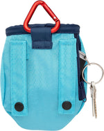 Reflective dog training bag for safe night walks with pet