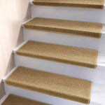 Brakki Bullnose Carpet Stair Treads, Stair Treads for Wooden Steps, 2pcs | Non Slip and Washable, Stair Rug for Indoor Runner and Pets, Soft Edging Staircase Protectors, L29.5" x W9.5", Brown - Image 10