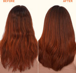 Authentic Amika sulfate free detangling conditioner bottle on plain background