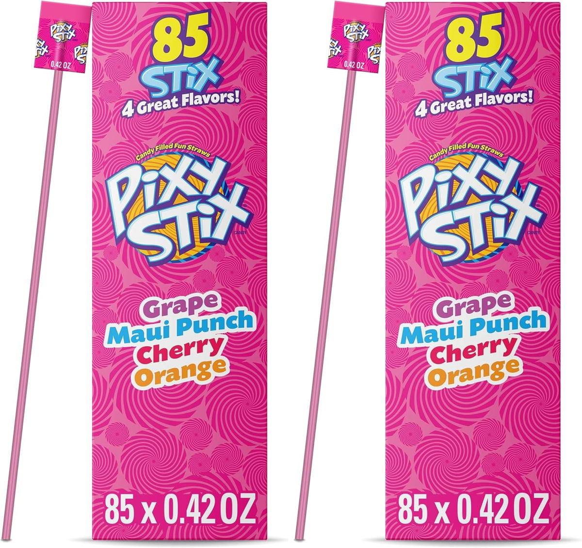 Ferrara Wonka Pixy Stix sour candy straws for party favors