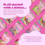 Soft and airy texture of Katjes fruit foam candies