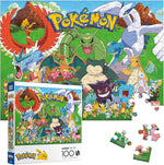 Buffalo Games Pokémon Fan Favorites 100 Piece Jigsaw Puzzle front retail box view