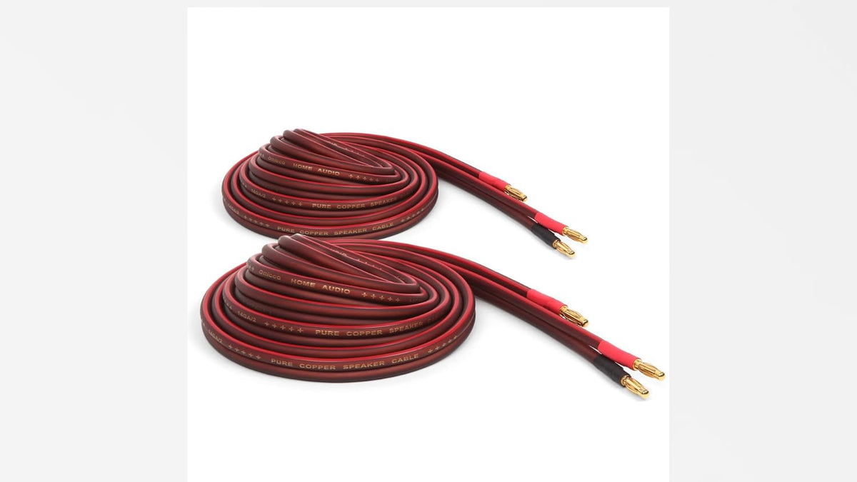 Detailed view of the dual layer jacket and copper strands on Micca cable