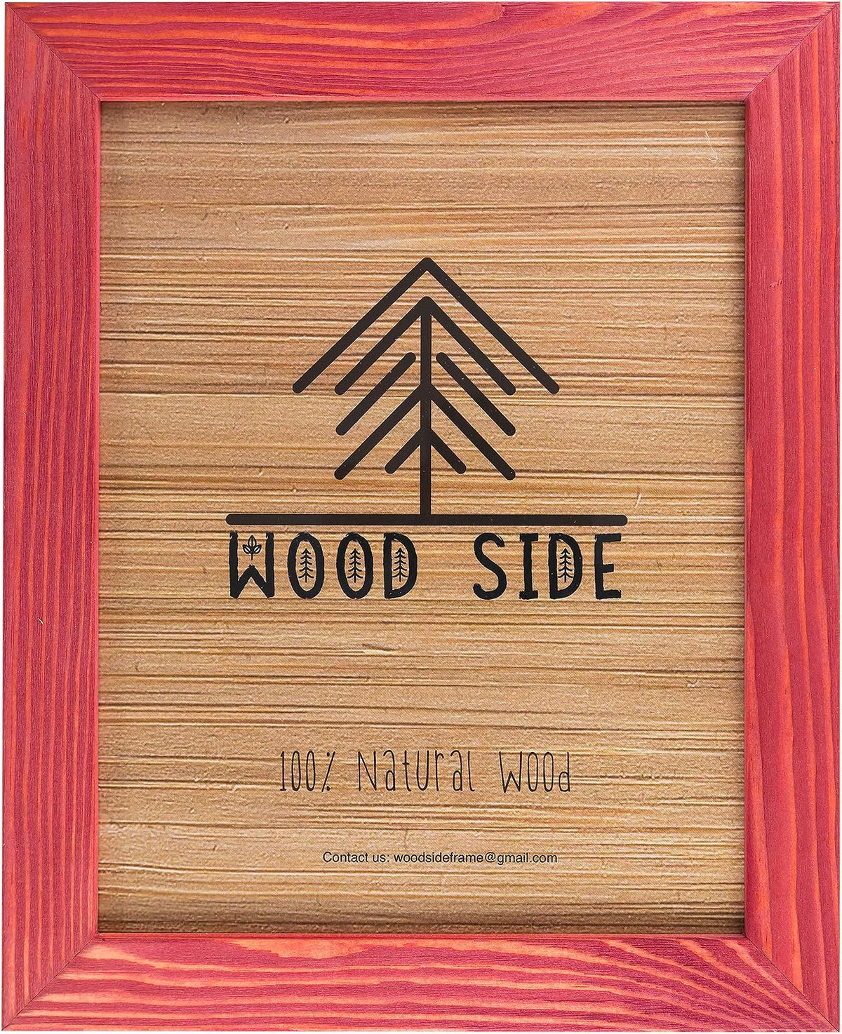 Woodside 11x14 natural wood grain close up view