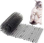 Homarden black scat mat for cats and dogs front view