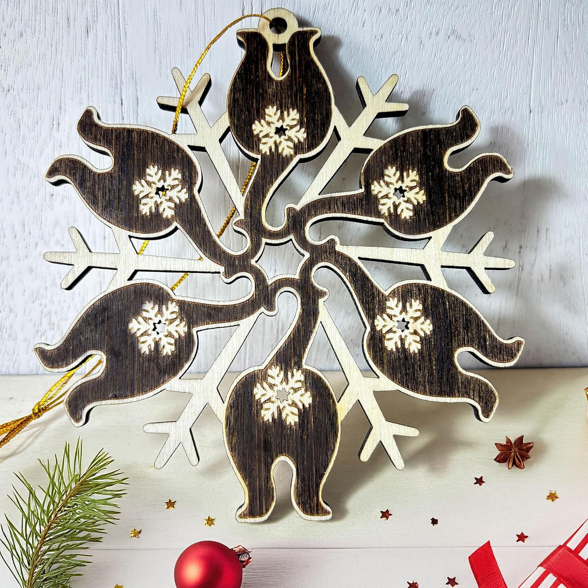 Black Cat Christmas Ornament - Fun Holiday Decoration for Kitten Owners - Festive Tree Ornament with Black Cat in a Christmas Tree Design - Image 13
