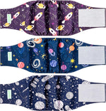 Wegreeco washable male dog belly band front view premium reusable diaper wrap