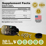 Nutraharmony stress relief ashwagandha product display