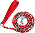 Metal Chain Dog Leash Chew Proof for Dogs, Black, 3.0mm, 4FT | Short control leash for strong pullers and leash chewers; anti chew metal chain, padded handle and swivel clasp - Image 9