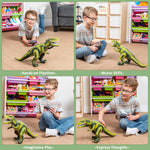 JOYIN Robot Dinosaur Toy for Kids Boys 3+ Big T.rex with Light and Realistic Roaring Sound, Remote Control Walking & Dancing Dinosaur, Electronic Toy for Kid, Birthday Gift for Kids Boys Girls - Image 4