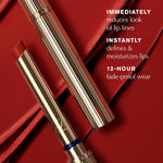 Estee Lauder fade proof silk matte formula lipstick bullet detail view