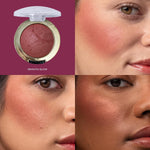 Milani Granita Glow shimmery deep berry blush swatch