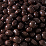 CrazyOutlet dark chocolate covered espresso beans front view of the bulk two pound snack bag.